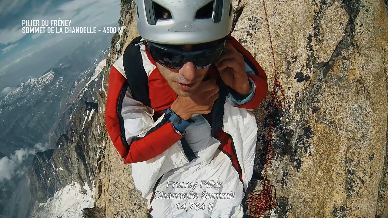 Adrénaline - Wingsuit : Tancrède Melet réalisait le plus haut saut en wingsuit des Alpes (4500m)