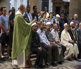 Muslims Go To Masses In Europe To Show Solidarity