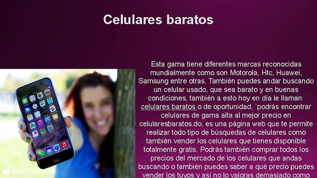 Celulares baratos
