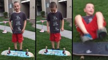Kid Attempts To Make A Skateboarding Tutorial Video And Things Go Poorly