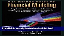 Ebook The Oxford Guide to Financial Modeling: Applications for Capital Markets, Corporate Finance,