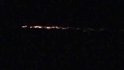 Entrée d'une fusée Chinoise dans l'atmosphère de nuit !