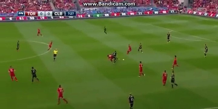 Sebastian Giovinco Amazing Long Shoot Goal - Toronto FC vs. Columbus Crew 3-0 - MLS 31.07.2016