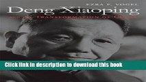 Download  Deng Xiaoping and the Transformation of China  Free Books