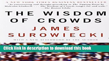 PDF  The Wisdom of Crowds  Free Books