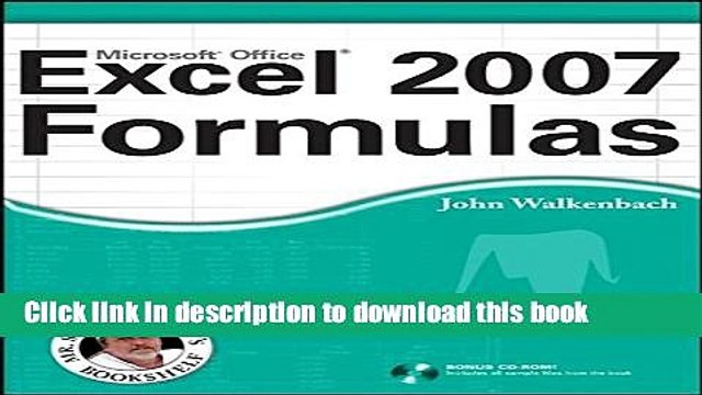 PDF Excel 2007 Formulas Online