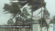 PRIMERAS IMAGENES - Huracán Patricia toca tierra