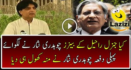 See What Ch Nisar Is Saying About Raheel Sharif Posters