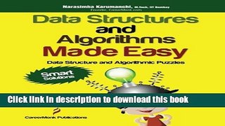 Ebook Data Structures and Algorithms Made Easy: Data Structure and Algorithmic Puzzles, Second
