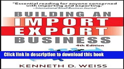 PDF  Building an Import / Export Business  Free Books