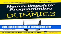 Books Neuro-linguistic Programming for Dummies Full Online