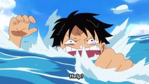 One Piece episode 751 - The moment when Shanks save little Luffy
