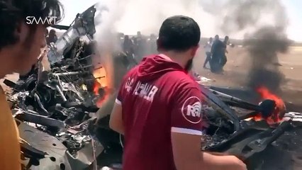 Russian helicopter downed over Syria
