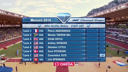 400m haies F - DL Monaco, 15 juillet 2016