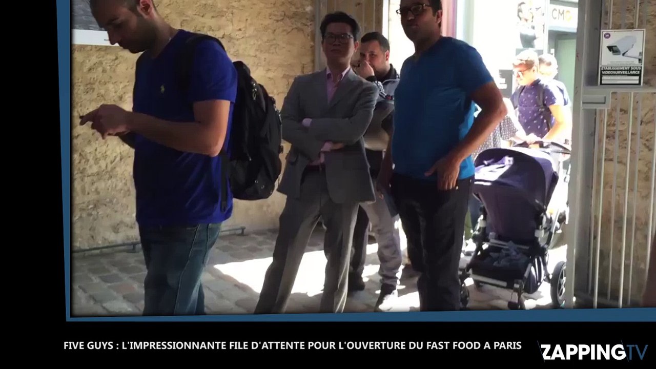 Five Guys : L'impressionnante file d'attente po...