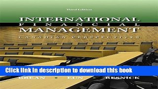 Books International Financial Management: Canadian Perspective Free Online
