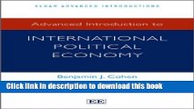 Books Advanced Introduction to International Political Economy Free Online