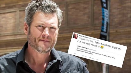 Blake Shelton acepta la disculpa de Debra Messing por malentendido sobre Trump