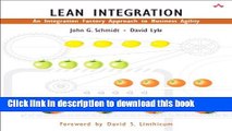 Books Lean Integration: An Integration Factory Approach to Business Agility (Addison-Wesley