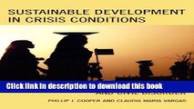 [Read PDF] Sustainable Development in Crisis Conditions: Challenges of War, Terrorism, and Civil
