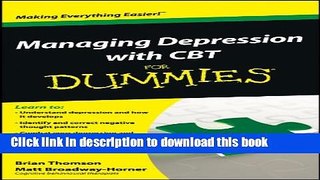 Ebook Managing Depression with CBT For Dummies Full Online