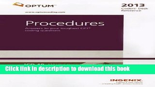 Coders  Desk Reference for Procedures 2013 For Free