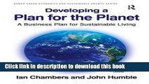 [Read PDF] Developing a Plan for the Planet (Gower Green Economics and Sustainable Growth Series)