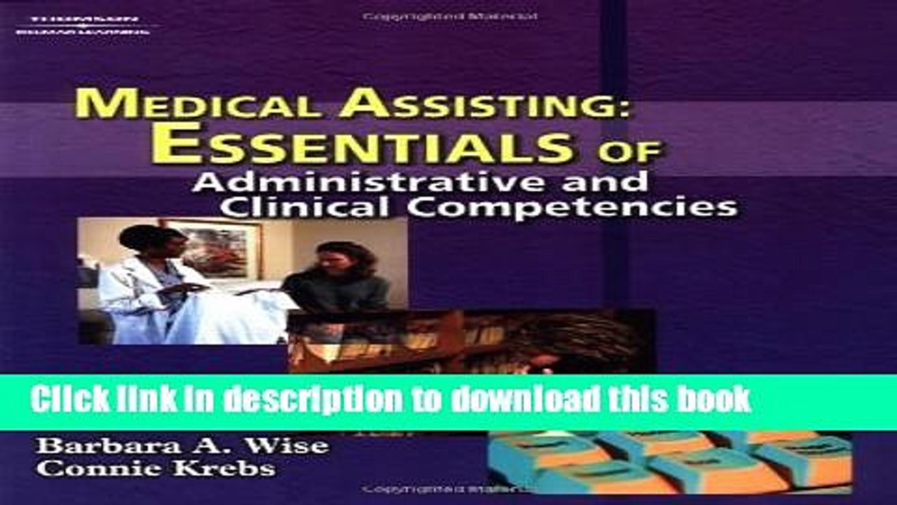 Medical Assisting: Essentials of Administrative and Clinical Competencies For Free