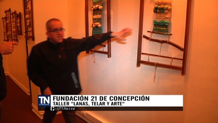 Niños de Fundación 21 mostraron sus creaciones en lana y telares