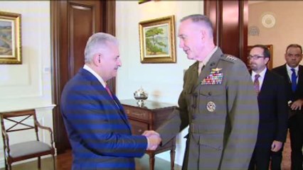 Başbakan Yıldırım, ABD Genelkurmay Başkanı Dunford'u Kabul Etti