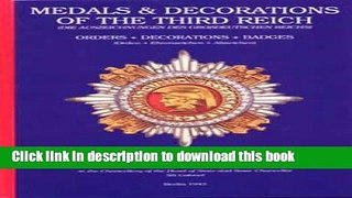 PDF  Medals   Decorations of the Third Reich: Badges, Decorations, Insignia = Die Auszeichnungen