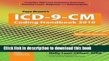 ICD-9-CM Coding Handbook, without Answers, 2010 Revised Edition (ICD-9-CM Coding Handbook (W/O