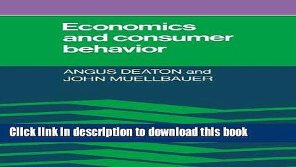 [Read PDF] Economics and Consumer Behavior Download Free