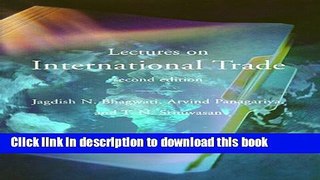 Books Lectures on International Trade, 2nd Edition Free Download