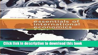 Books Essentials of International Economics Free Online