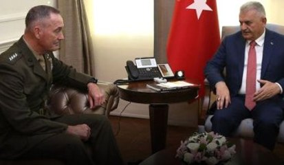 Başbakan Yıldırım, ABD Genelkurmay Başkanı Dunford'ı Kabul Etti