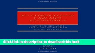Books EC Competition Law and Economics Free Online