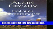 PDF  Histoires extraordinaires (French Edition)  Free Books