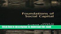 [Read PDF] Foundations of Social Capital (Critical Studies in Economic Institutions Series)