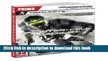 PDF  Tom Clancy s Splinter Cell Blacklist: Prima Official Game Guide  Free Books