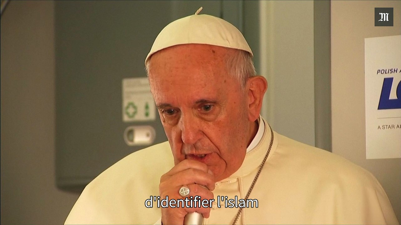 Pour le pape François, il « n’est pas juste d’associer l’islam avec la violence »