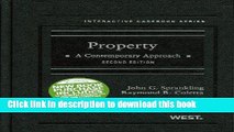 [Read PDF] Property, A Contemporary Approach, 2d (Interactive Casebook) (Interactive Casebooks)