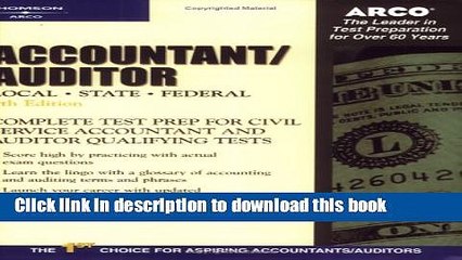 [Read PDF] Arco Accountant Auditor Ebook Free