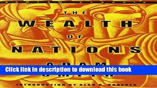 Books The Wealth of Nations (Bantam Classics) Free Online