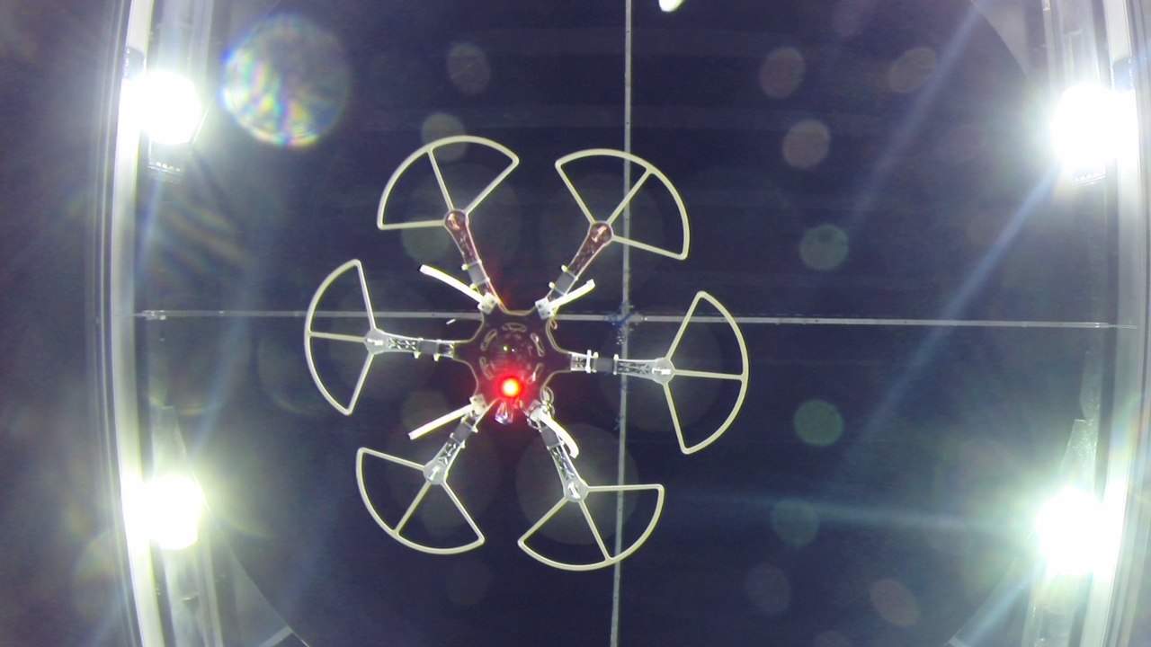 Stress Testing Drones in a Wind Vortex