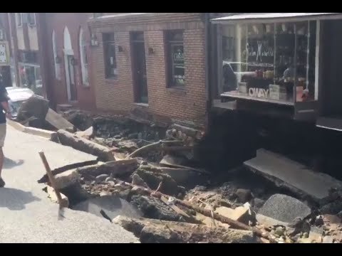 Drone Footage Shows Extent of Maryland Flood Damage