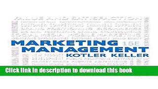 Ebook Marketing Management (15th Edition) Full Online