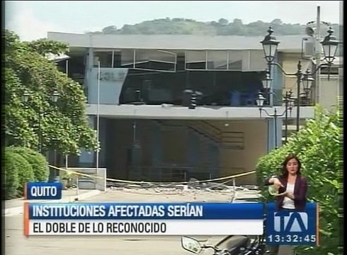 Instituciones afectadas por el terremoto serían el doble de las reconocidas