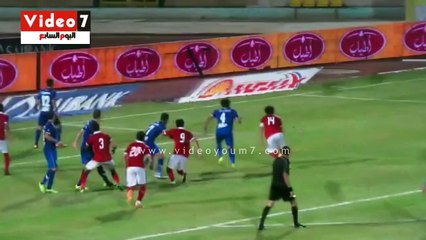 الأهلى يتقدم على سموحة بهدف سعد سمير في الكأس