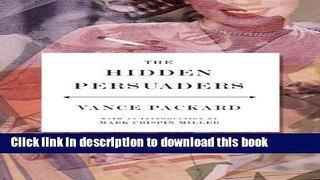 Books The Hidden Persuaders Free Online